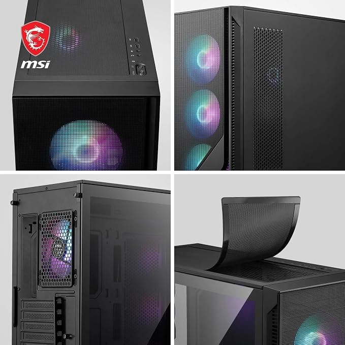 CASE MSI MAG FORGE 320R FLOW 4 FANS ARGB image 4
