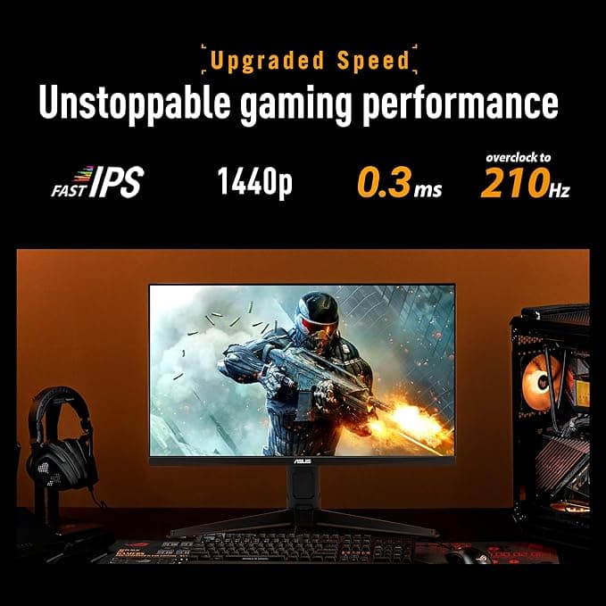 MONITOR ASUS TUF Gaming VG27AQ5A 2K 210HZ 0.3MS image 3
