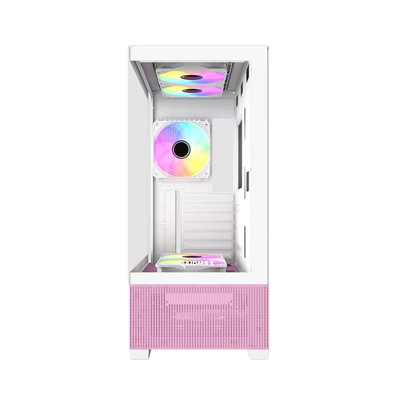CASE RAIDMAX I802 AIR WHITE AND PINK/PURPLE image 2
