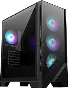 CASE MSI MAG FORGE 320R FLOW 4 FANS ARGB image 1